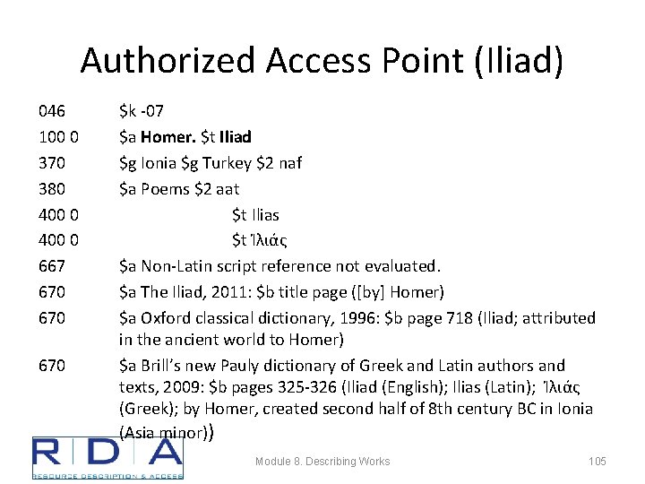 Authorized Access Point (Iliad) 046 100 0 370 380 400 0 667 670 670