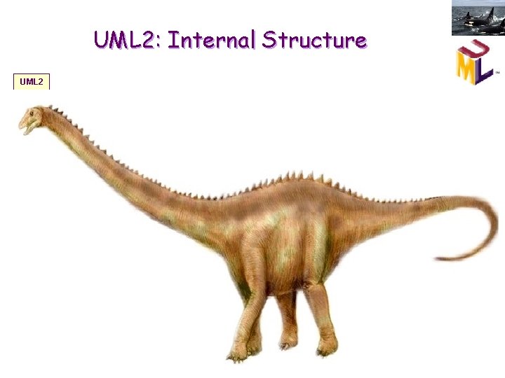 UML 2: Internal Structure UML 2 Infrastructure Over 30 Sub-packages defining: • Classifiers (Classes,