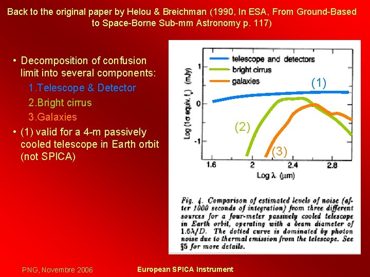 Back to the original paper by Helou & Breichman (1990, In ESA, From Ground-Based