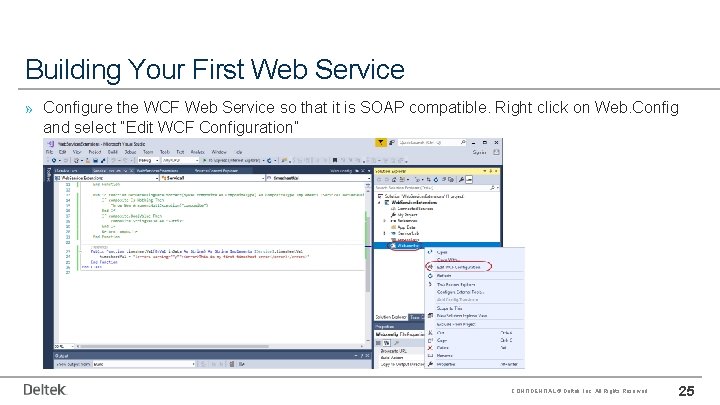 Building Your First Web Service » Configure the WCF Web Service so that it