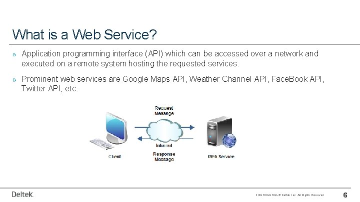 What is a Web Service? » Application programming interface (API) which can be accessed
