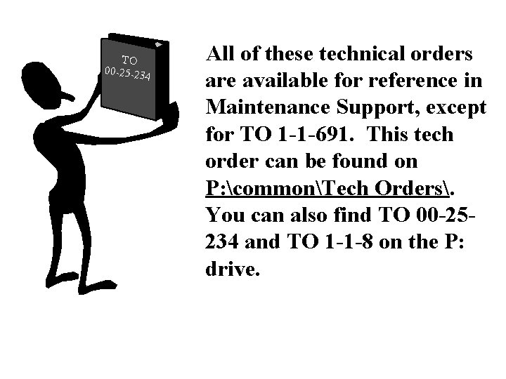 TO 00 -25 -23 4 All of these technical orders are available for reference