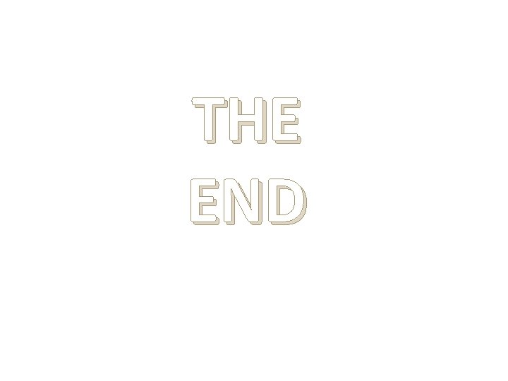 THE END 