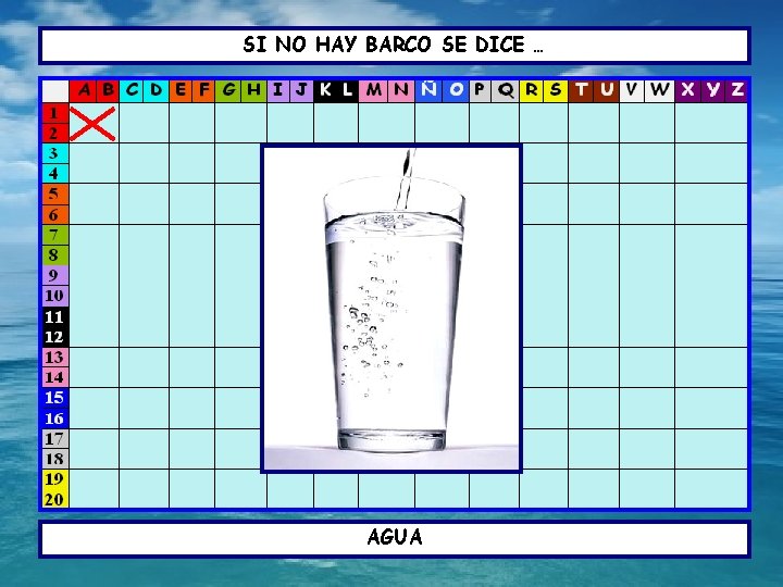 SI NO HAY BARCO SE DICE … UN ESTUDIANTE TIENE QUE DECIR: A/B (A,