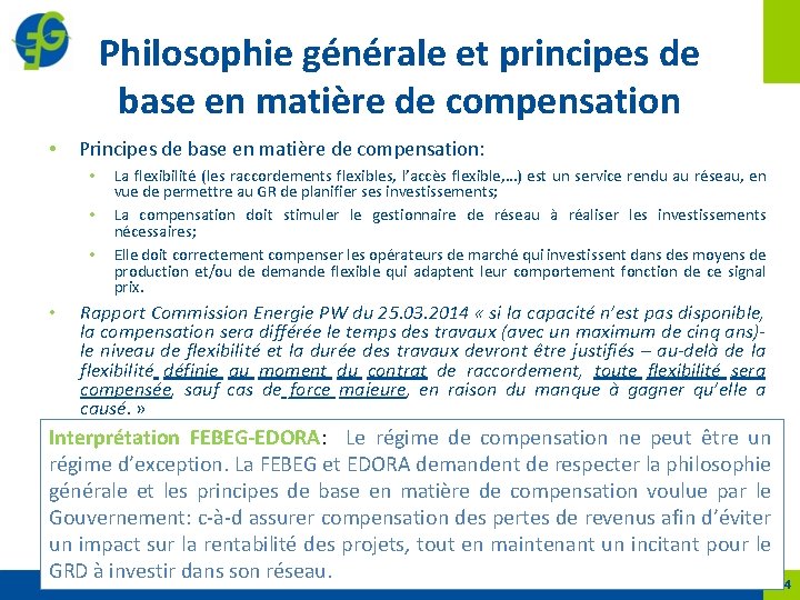 Philosophie générale et principes de base en matière de compensation • Principes de base