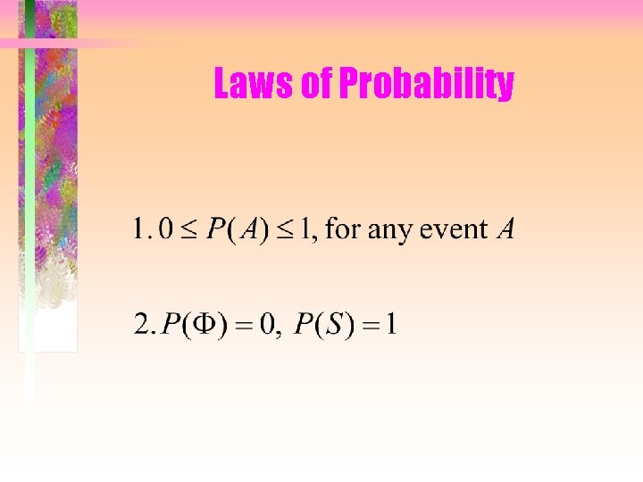 Laws of Probability 