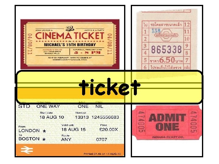 ticket 