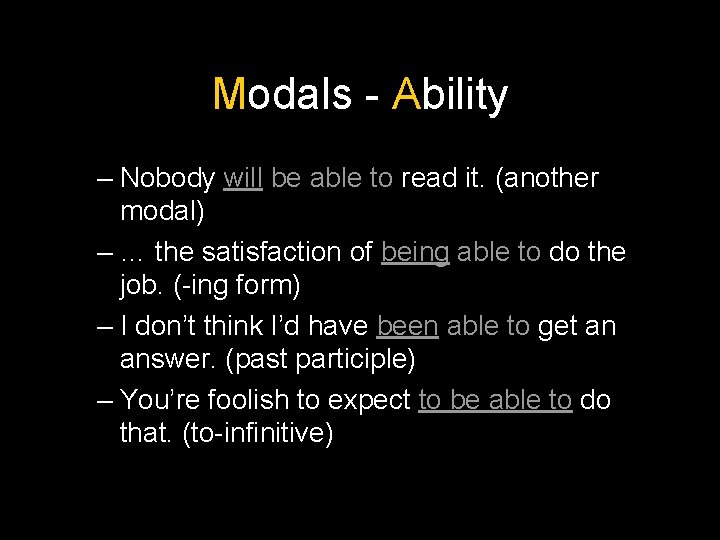 Modals - Ability – Nobody will be able to read it. (another modal) –