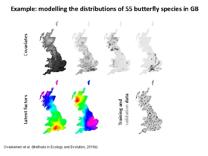 Ovaskainen et al. (Methods in Ecology and Evolution, 2015 b) Training and validation data