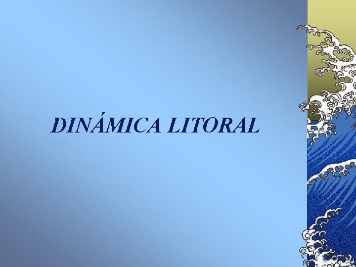 DINÁMICA LITORAL 