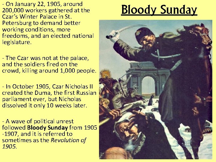 - On January 22, 1905, around 200, 000 workers gathered at the Czar’s Winter