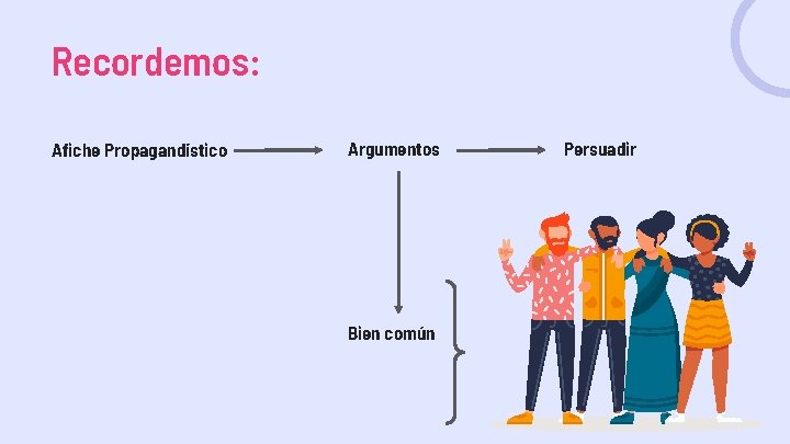 Recordemos: Afiche Propagandístico Argumentos Bien común Persuadir 