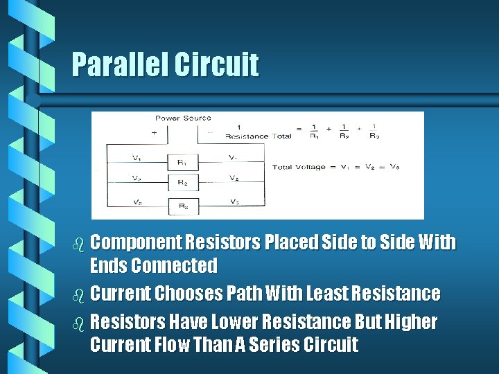 Parallel Circuit b Component Resistors Placed Side to Side With Ends Connected b Current Parallel Circuit b Component Resistors Placed Side to Side With Ends Connected b Current