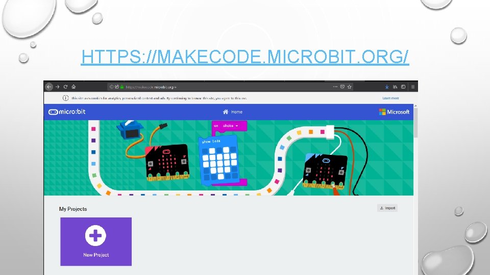 HTTPS: //MAKECODE. MICROBIT. ORG/ 