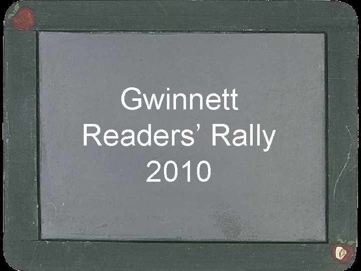 Gwinnett Readers’ Rally 2010 