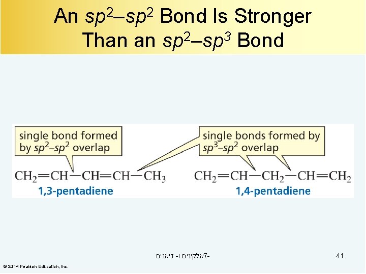 An sp 2–sp 2 Bond Is Stronger Than an sp 2–sp 3 Bond דיאנים