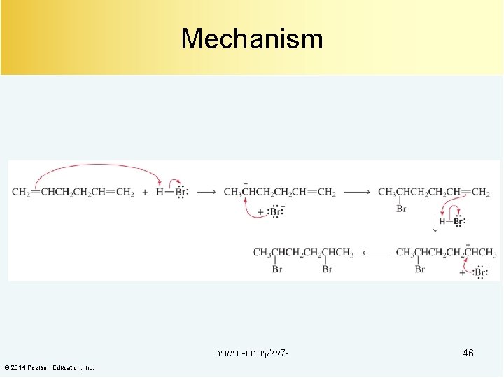 Mechanism דיאנים - אלקינים ו 7© 2014 Pearson Education, Inc. 46 