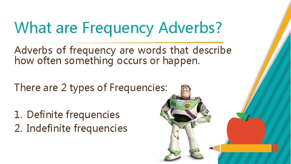 What are Frequency Adverbs? Adverbs of frequency are words that describe how often something