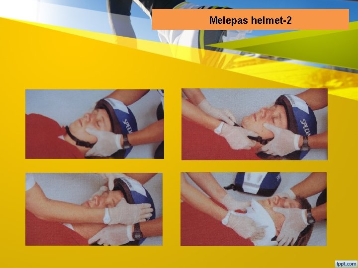 Melepas helmet-2 