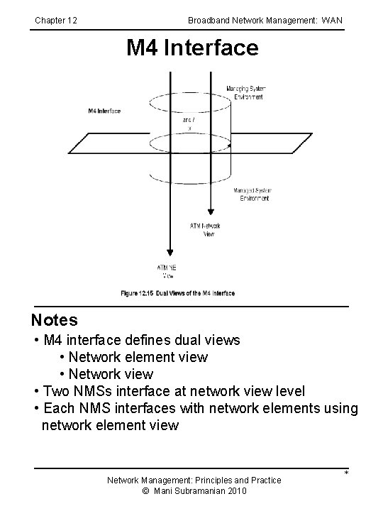 Chapter 12 Broadband Network Management: WAN M 4 Interface Notes • M 4 interface