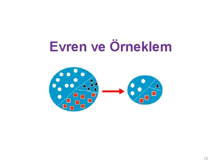 Evren ve Örneklem 13 