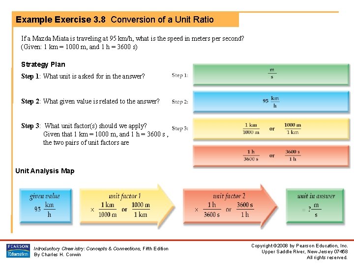 Example Exercise 3. 8 Conversion of a Unit Ratio If a Mazda Miata is