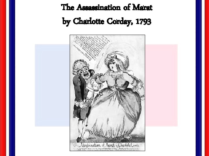 The Assassination of Marat by Charlotte Corday, 1793 