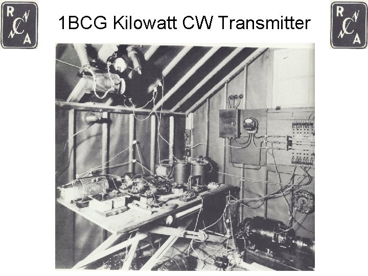 1 BCG Kilowatt CW Transmitter 