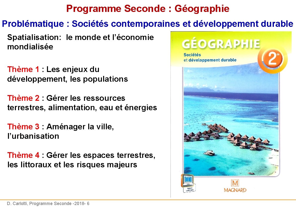 Programme Seconde Histoire Problmatique La place des Europens