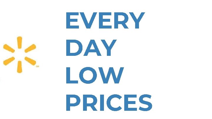 5 EVERY DAY LOW PRICES 
