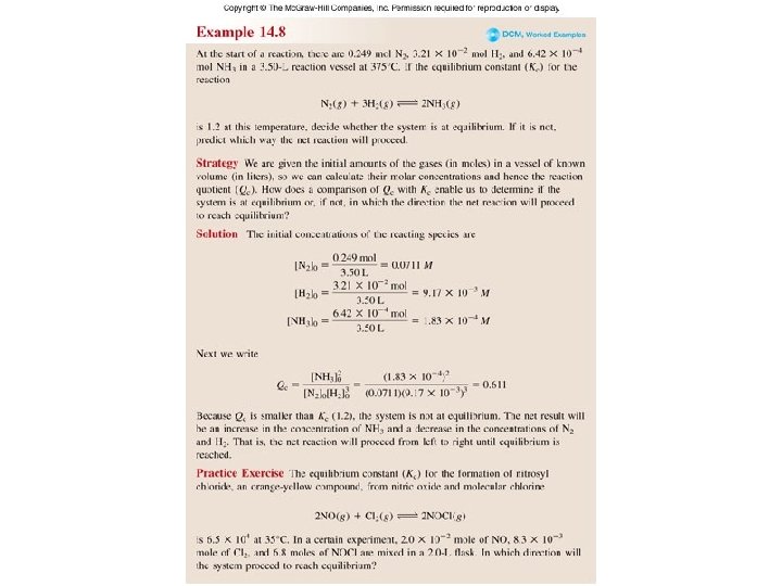 Worked Example 14. 8 