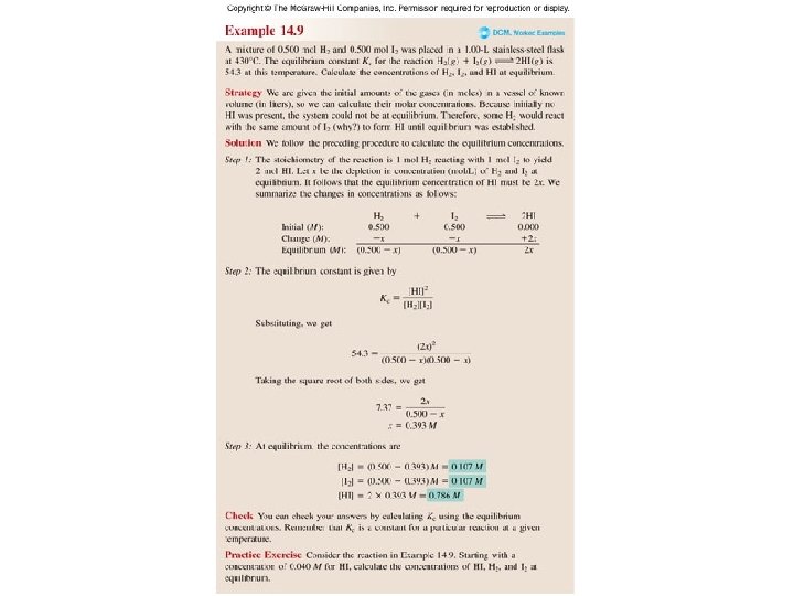 Worked Example 14. 9 