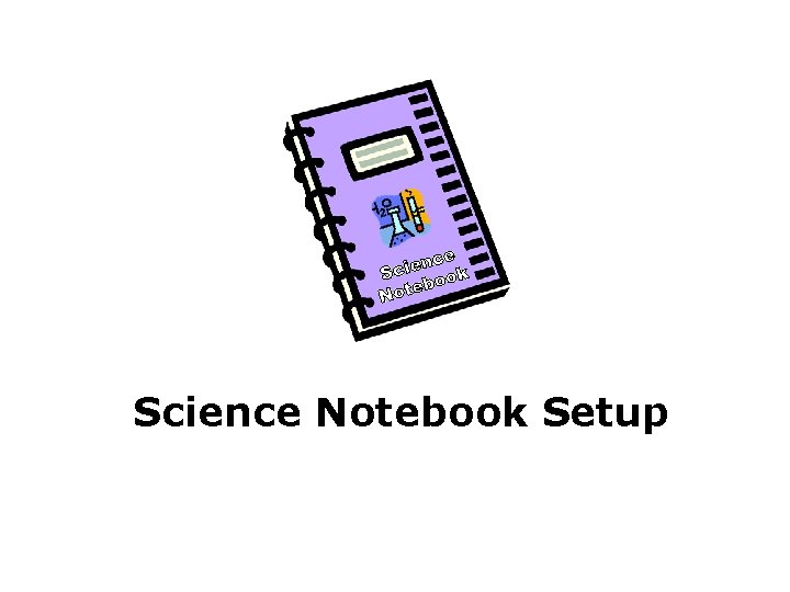 Science Notebook Setup 