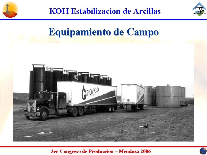 KOH Estabilizacion de Arcillas Equipamiento de Campo 3 er Congreso de Produccion – Mendoza