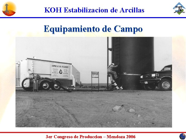 KOH Estabilizacion de Arcillas Equipamiento de Campo 3 er Congreso de Produccion – Mendoza