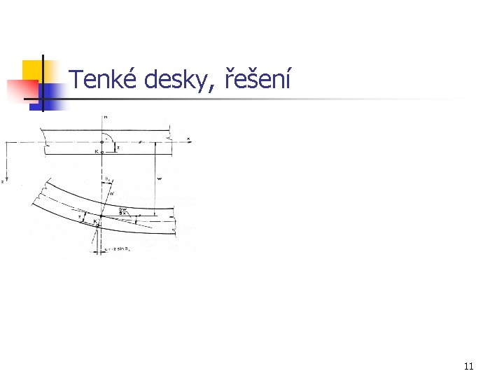 Tenké desky, řešení 11 