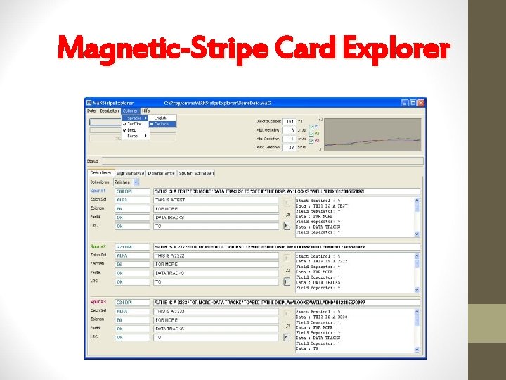 Magnetic-Stripe Card Explorer 