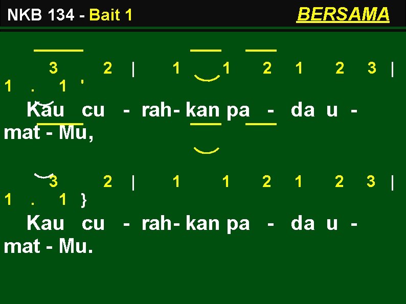 BERSAMA NKB 134 - Bait 1 1 3. 1 ' 2 | 1 1