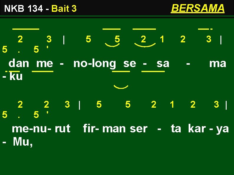 BERSAMA NKB 134 - Bait 3 5 2. 3 5 ' | 5 5