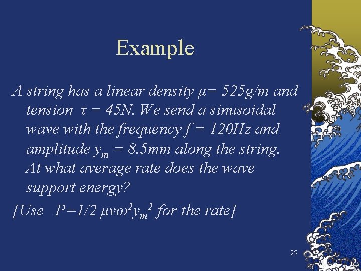 Waves and Vibrations 1 Types of Waves Mechanical