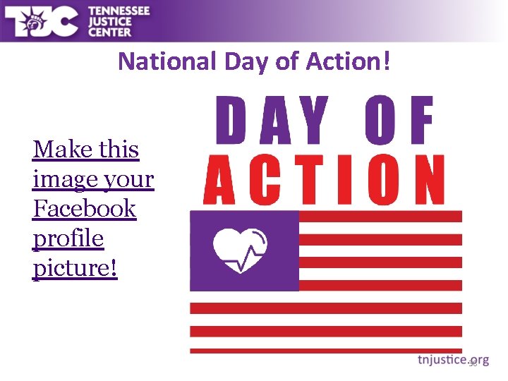 National Day of Action! Make this image your Facebook profile picture! 38 