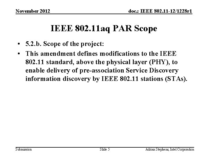 November 2012 doc. : IEEE 802. 11 -12/1228 r 1 IEEE 802. 11 aq