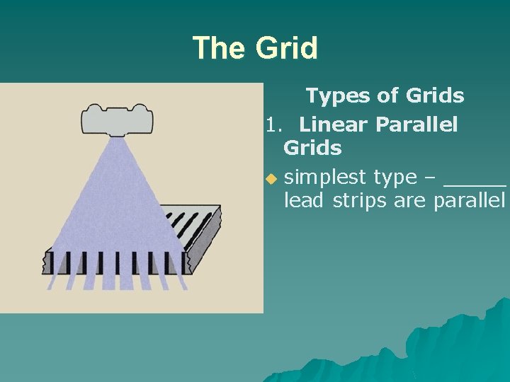 The Grid Types of Grids 1. Linear Parallel Grids u simplest type – _____