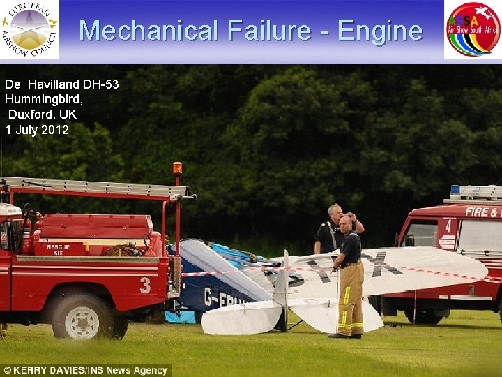 Mechanical Failure - Engine De Havilland DH-53 Hummingbird, Duxford, UK 1 July 2012 