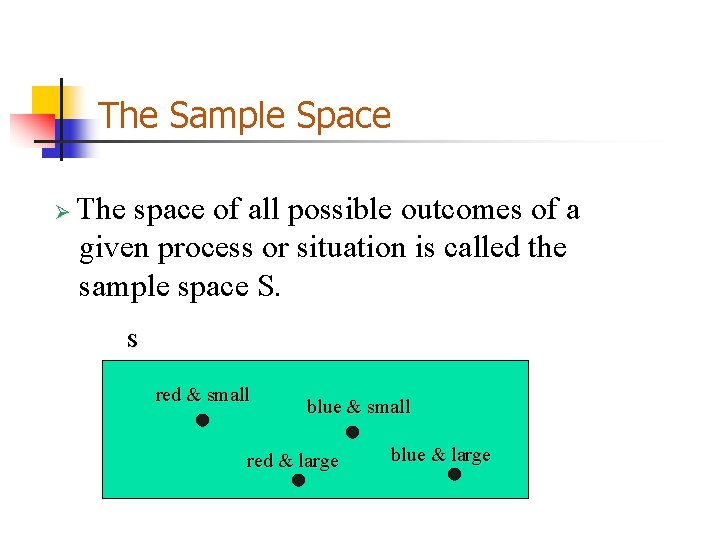 Quick Review Probability Theory Mixture of Transparencies created