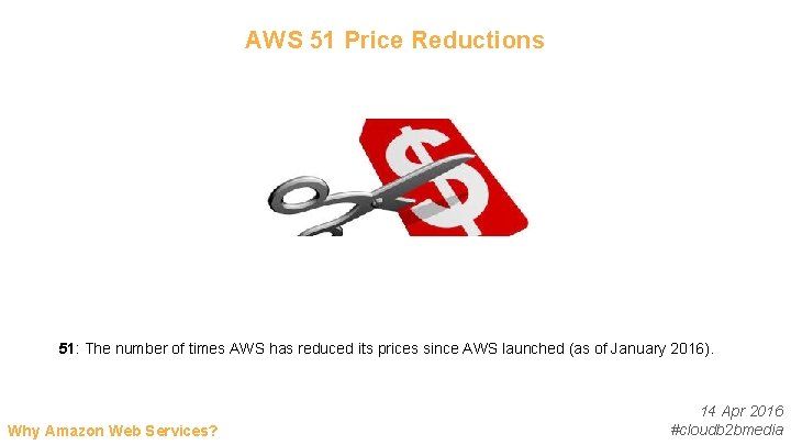 AWS 51 Price Reductions 51: The number of times AWS has reduced its prices