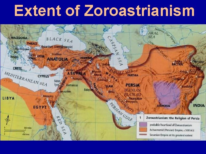 Extent of Zoroastrianism 