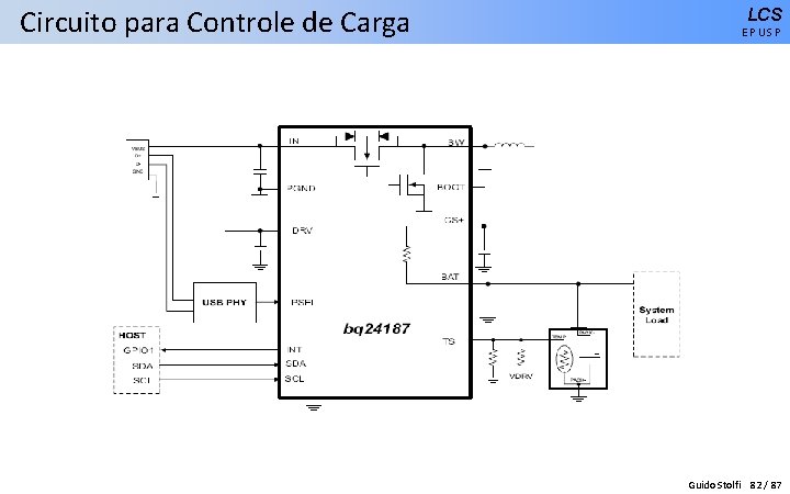 Circuito para Controle de Carga LCS EPUSP Guido Stolfi 82 / 87 