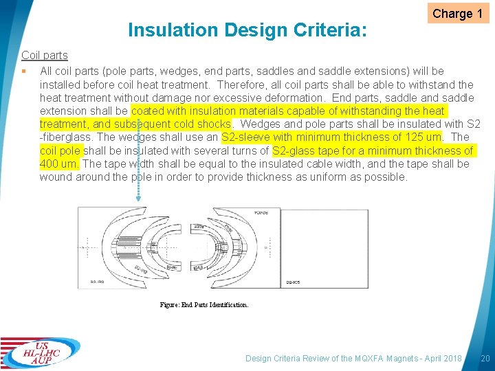 Insulation Design Criteria: Charge 1 Coil parts § All coil parts (pole parts, wedges,