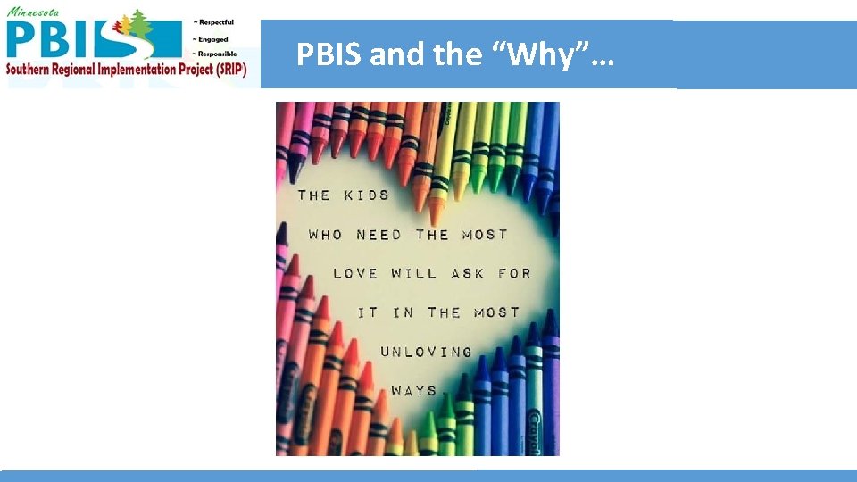 PBIS and the “Why”… 